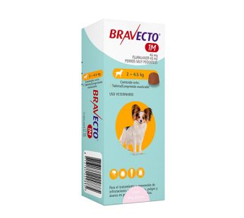 BRAVECTO 1M 45 MG TAB/ 2 – 4.5 KG