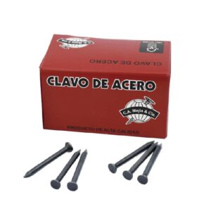 CLAVO DE ACERO LISO 3"
