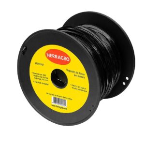 NYLON REDONDO 3.3.MM X 100M NEGRO