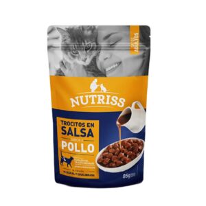 NUTRISS GATO ADULT SALSA POLLO X 85 GR