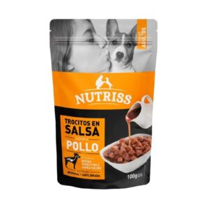 NUTRISS PERROS ADULT SALSA POLLO X 100GR